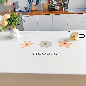 90*140 ซม ผ้าปูโต๊ะกันน้ำ PVC ผ้าปูโต๊ะรับประทานอาหา ร ทนน้ำมันและทำความสะอาดง่าย