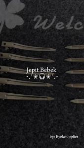 10pcs Jepit Bebek 9cm Stainless Stenlis Penjepit Rambut Salon Lusinan Jepitan Kokoh Kuat Premium Hairdo MUA