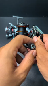 SeaHunter Black Arrow Power Handle Spinning Reel Pancing5+1BB13kgMax Grag Kumparan Dangkal Aluminium Saltwater Fishing