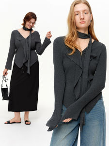 DUSHU | Casual Elegant V-Neck Knitwear