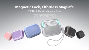 Bao Case cho Airpods Pro 3 (2025) ESR Orbit Colors Hybrid Magnetic Case - Chính Hãng ESR