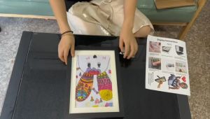 Art Photo Frame Flip Album Organizer A4 Picture Display Front Open Interchangeable Childrens Project Painting Storage