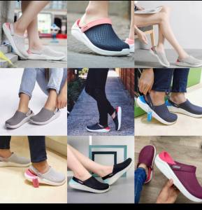 รองเท้าแตะสวมแบบสวม ใส่เทใส่สวย คู่และผู้ชาย-หญิง รองเท้ายาง สีเทา-ดำ คุณภาพดีทุกคน