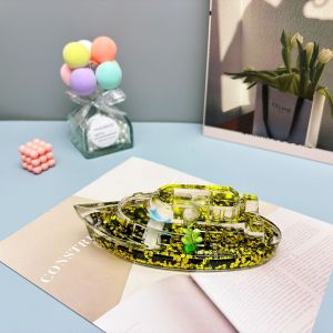 Creative Sandflow Penholder Gift for Children Birthday Festival Festive Decoration Item Oil Pouring Sand Pen Stand