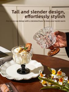 SHELI | High-Stem Glass Dessert Cups
