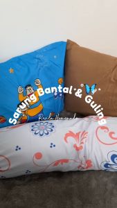Sarung Bantal dan Guling Polos Embos