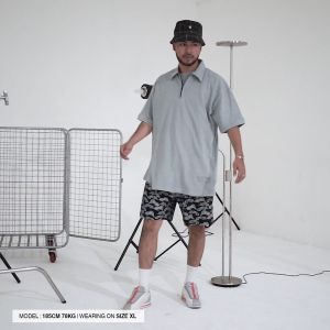 NOFORTY OVERSIZE SHORT RUGBY THERA LITE BLUE