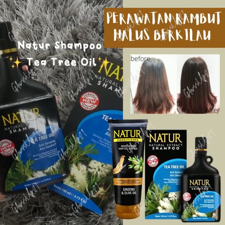 SHAMPOO ANTI KETOMBE - NATUR SHAMPO ANTI KETOMBE 270ML / shampoo anti ketombe / sampo anti ketombe dan gatal / sampo anti ketombe