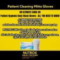 Patient body washing CLEANSING MITTS (8pcs/pack), Body wash glove, hygienic bathing alternative, Patient care, Cuci Badan. 