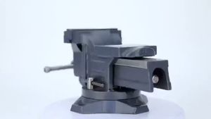 【Minimum Pitch 1mm】Original Heavy Duty Bench Vise 4 /5 /6 /8 /10 inches 360° Swivel Base Cast Iron Anvil Vise Table Clamp Woodworking Vice Press Drill Tools Workbench Wood Metal Pipe Vise