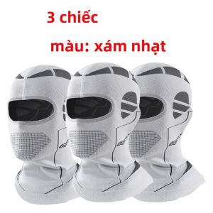 WRELS | Mũ Balaclava Mùa Đông Đàn Hồi Thoáng Khí Giữ Nhiệt Khẩu Trang Che Kín Mặt Dành Cho Trượt Tuyết Mũ Bảo Hiểm Xe Máy Mũ Lót Bên Trong Khẩu Trang Che Mặt Ngoài Trời Bộ 1/2/3 Chiếc