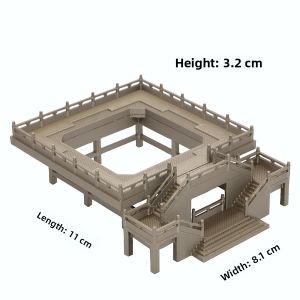 Original Design Xiangyao Tower Ecological Miniature Landscape Aquarium Ancient Building Ornament Indoor Decorative Model