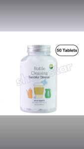 Noble Farms Tumbler Effervescent Cleaning Tablets 50pcs 250g Bottle Cup Deodorizer Stain Remover Sterilizer