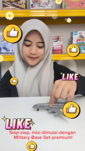 [KST] Mainan Rakitan Pangkalan Kendaraan Pesawat DIY Edukasi Kreativitas Kado Ulang Tahun