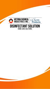 ICHEM PRODUCT DISINFECTANT SOLUTION 1 GALLON (ALL PURPOSE DISINFECTANT SURFACE DISINFECTANT)