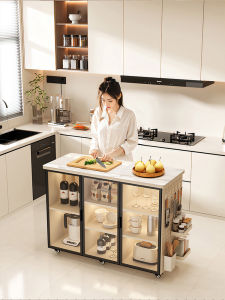 Puang | Customizable Mobile Against Wall Integrated Storage Sideboard