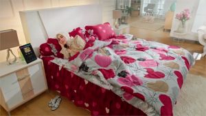 Sprei Bonita Queen Disperse 3D ukuran 160 x 200 cm Bahan Lembut Nyaman Anti Luntur (VARIAN A)