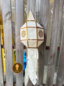 โคมล้านนาผ้า 7นิ้ว มี12สี