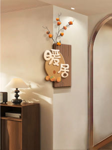 Modern Decorative Painting 3D Wall Corner Hanging Artwork for Living Room And Restaurant Warm Home Meaningful Ornament