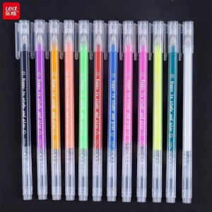 VIRALSHOP88 PEN 3D gel pen warna warni kutek warna pen kaca pen dekor cat dekor pen lucu cat warna 12pc LK