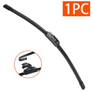 YONGRUN Car Wiper Blade Universal J U-Shaped Hook 14"15"16"17"18"19"20"21"22"24"26" Frameless Unsupported Wiper Rubber Accessori