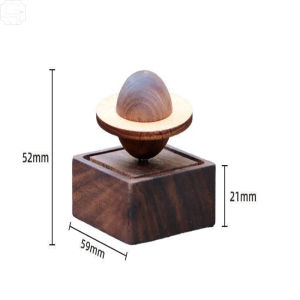 XMSJ | 1pcs Wood Scent No Essential Oil Diffuser Jupiter Shape Home Decoration Fresh Air Present to Friend Dorm Room Essentials