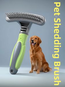 FANCHONGSHANGWU | Pet Grooming Comb for Large Dogs and Cats with Long Thick Fur