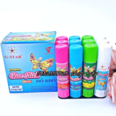 Hộp 12 Cây Hồ Dán Khô Loại Thường Glue Stick