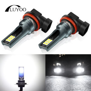 Luyoo 2Pcs H8 H11 LED Bulb H1 H3 9005 HB3 9006 HB4 Led Lamp Super Bright Car Fog Lights Day Driving Running Light 12V 6000K White