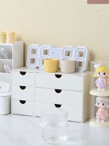 Doll Storage Box Figure Display Organizer Box Dust Proof Stackable Blind Box Mini Design Plastic Showcase