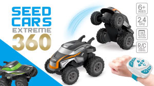 Programmaable Stunt Car Remote Control Watch walk upright 360° rotation jam tangan kanak kanak wireless fun RC toy rubber
