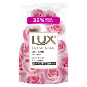 Lux Botanicals Body Wash Sabun Mandi Cair Soft Rose Pump 500g