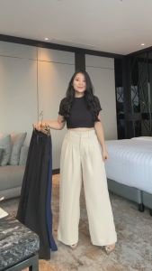 [VM] - 9014-Celana Kulot Batton Twill/Celana Kantor/Louisecoolection