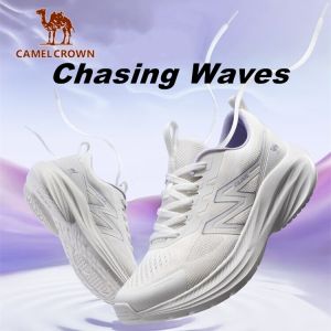 รองเท้าวิ่งลายคลื่นไล่จับอูฐคราวน์รองเท้าวิ่งออกกำลังกายระบายอากาศน้ำหนักเบาสำหรับทุกเพศสำหรับการวิ่งบนถนนออกกำลังกายทุกวันการเดินและการฝึก