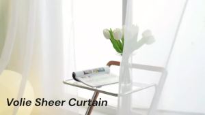Rèm Cửa Voan Trắng 2 Tấm Nhẹ Nhàng Thanh Lịch Lọc Sáng Phù Hợp Cho Phòng Ngủ Phòng Khách Phong Cách Châu Âu Chất Liệu Polyester Cotton