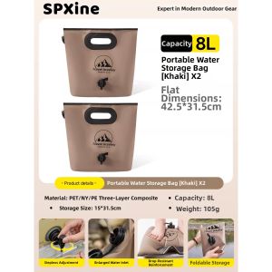 HUAZINIAO | Foldable Large Capacity Portable Water Storage Bag 8L