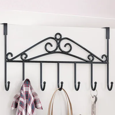 No Drill Behind Door Hook Shelf