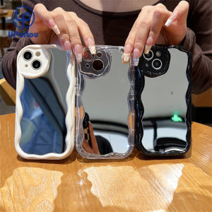 UPaitou Case For Realme C53 C55 C35 C33 C30 C30s C25Y C21Y C3 C25 C25s C20 C20A C11 C15 8i 9i 5 5i 5s 6i Narzo 50i 50A Prime Solid Color Simple Mirror Wavy Curved Edge Phone Case TPU Soft Protective Cover