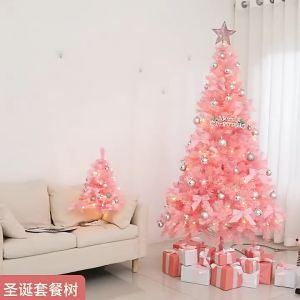 Dekorasi Natal Pink: Pohon Natal & Hiasan Tanaman Cemara