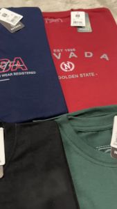 Kaos Pria NVD Brand Casual Lengan Pendek Bahan Semi Katun Soft Ukuran M L XL Tersedia Banyak Warna Dan Motif