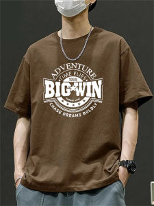 Loose American Style Mens T-shirt Short Sleeve Fashion Urban Printed Breathable Polyester Summer New Arrival Street Style