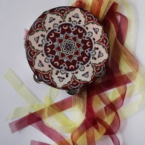 Đàn Trống Cầm Tay Phong Cách Tây Tạng Hanfu Chụp Ảnh Trống Biểu Diễn Khiêu Vũ Trống Trang Trí Dây Thừng Trống Trống Tang