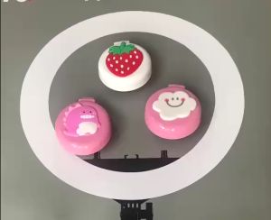 Gương kèm lược gương mini kèm lược gương cầm tay nhỏ gọn giúp gỡ rối tóc và massage đầu - Alice Store