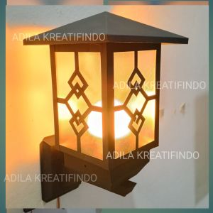 Lampu hias minimalis dinding tempel modern original homeindustri UKM