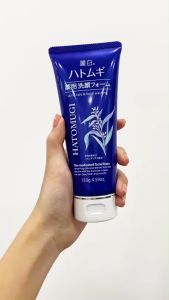 Sữa Rửa Mặt Nhật Bản Hatomugi Acne Care & Facial Washing Ý Dĩ Phù Hợp Cho Da Dầu Mụn 130g Chính Hãng