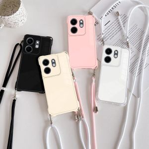 New Phone Case Infinix Smart 9 HD Smart9 8 7 HD Pro Plus X6525 X6515 Hot Simple Fashion Casing Four Corners Anti-drop Anti-shock Back Cover with Lanyard 2025