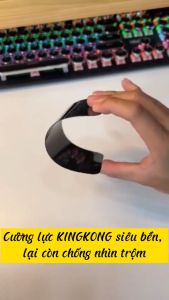 Kính cường lực Iphone 16 CHỐNG NHÌN TRỘM có khung tự dán KINGKONG WTP-057 thương hiệu WEKOME (Hàng chính hãng)