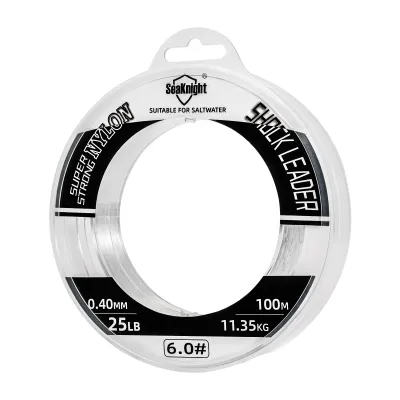 SeaKnight 25-200LB 100M 50M 0.40-1.39mm NT40 Super Strong Monofilament Nylon Line Anti-Wear Fast Sinking Nylon Line Sub Line