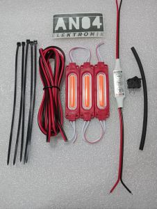 PAKET LAMPU KOLONG MOTOR MODUL KEDIP SUPER LENGKAP LAMPU VARIASI MOTOR MOBIL