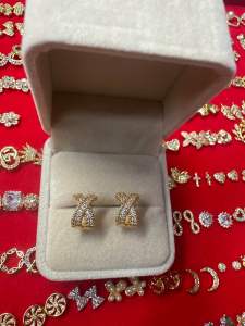 Stud Earrings Russian Stone